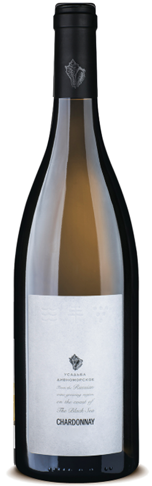 Chardonnay white dry Usadba Divnomorskoe